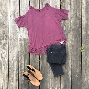 American Eagle Cut Out Top